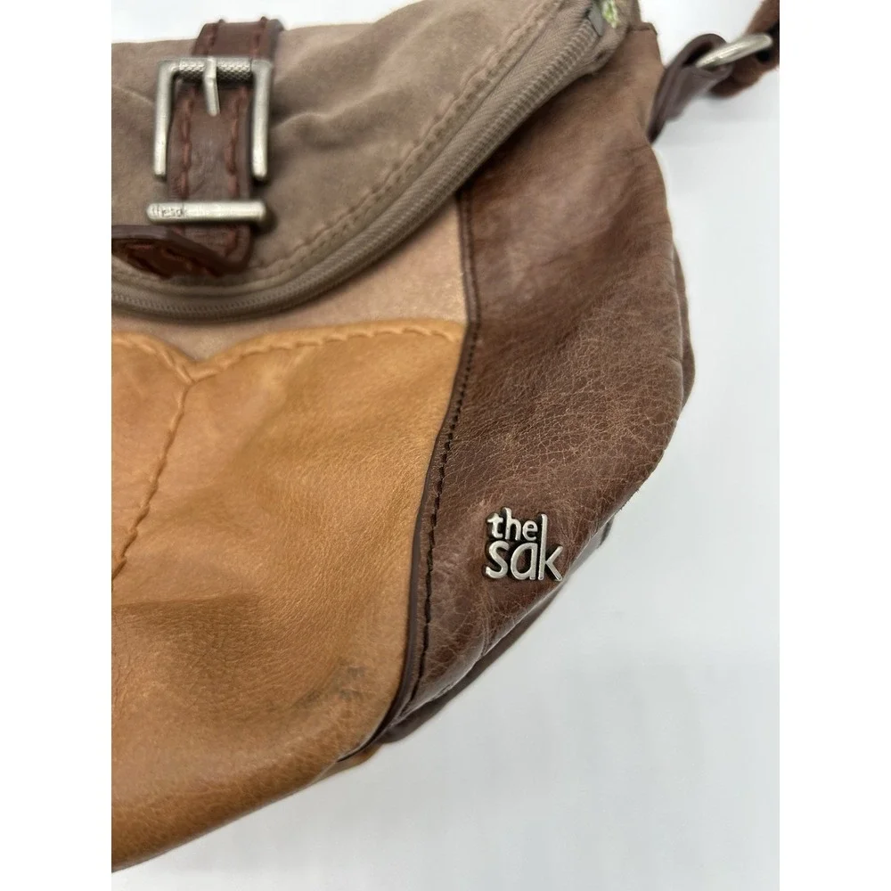 The Sak Crossbody Purse‎ Distressed Brown Two Tone